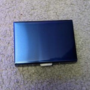 Blue Cred Card Wallet Case